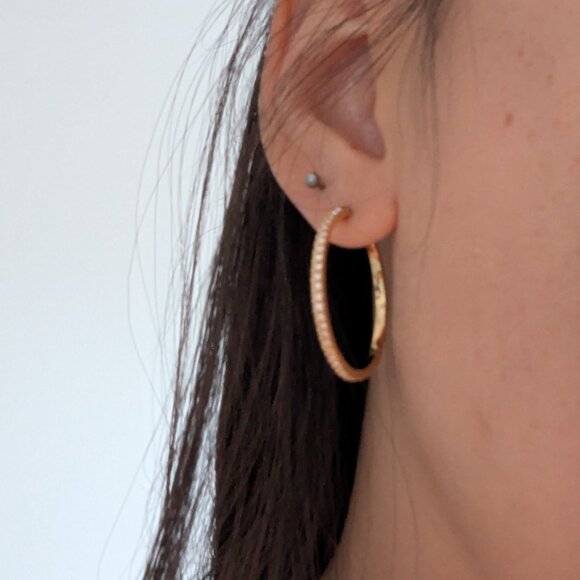 Coach hoops earrings - Picture 4 of 4